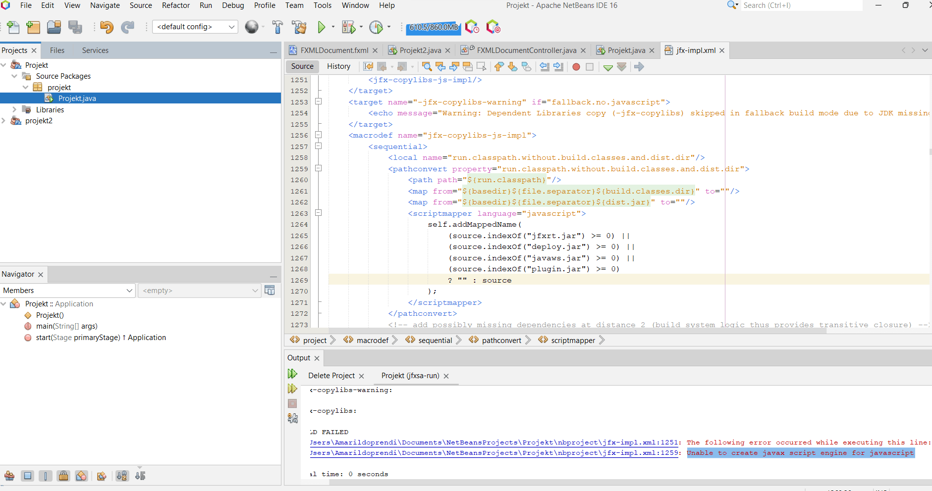 java How to fix "Unable to create javax script engine for javascript