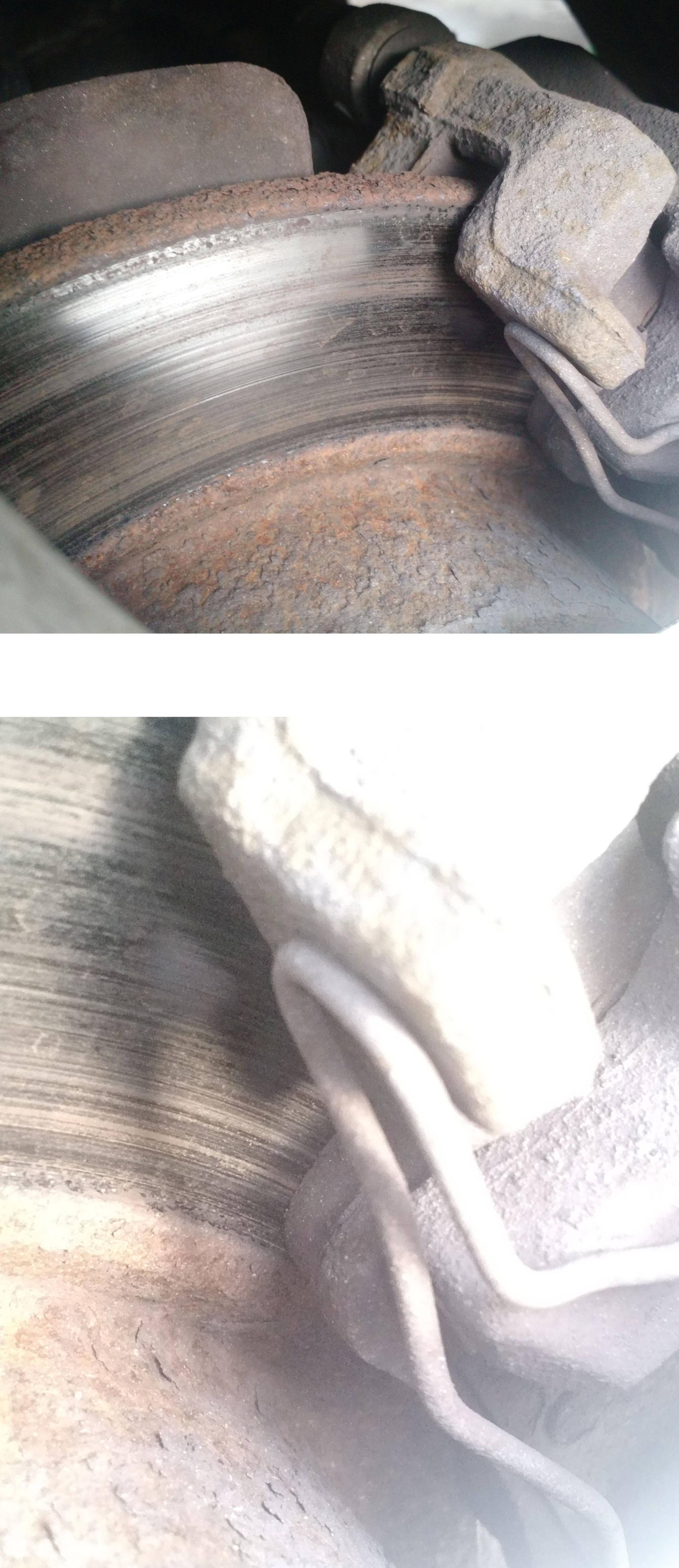 brakes Rust on rotors after nonuse, mechanic said they need to be