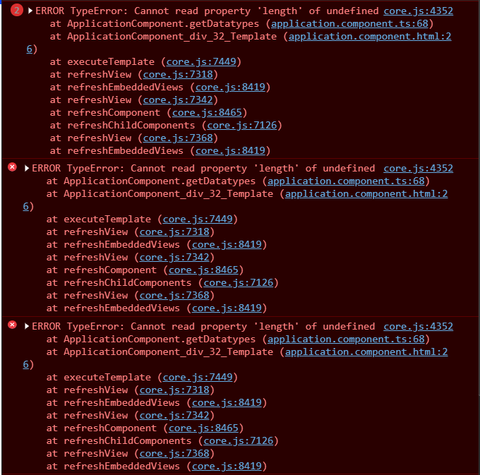 javascript Angular multiselectdropdown TypeError Cannot read