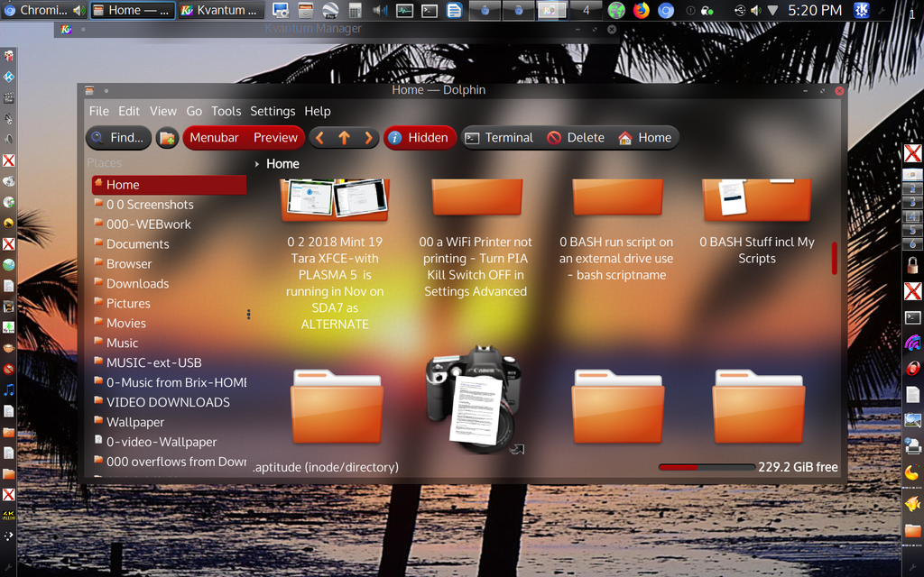 kubuntu How to change background image of Dolphin file browser from default white background