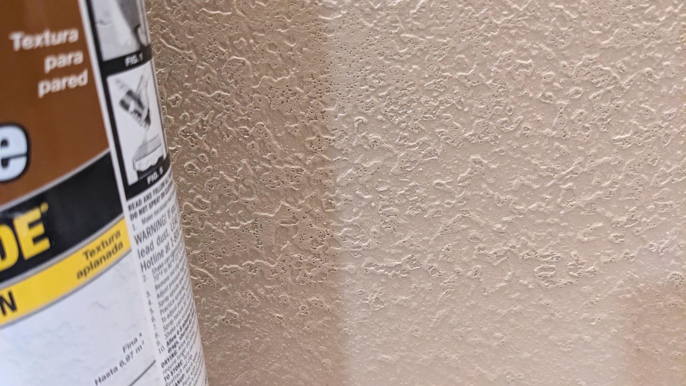drywall What caused pitting in my aerosol knockdown texture? Home