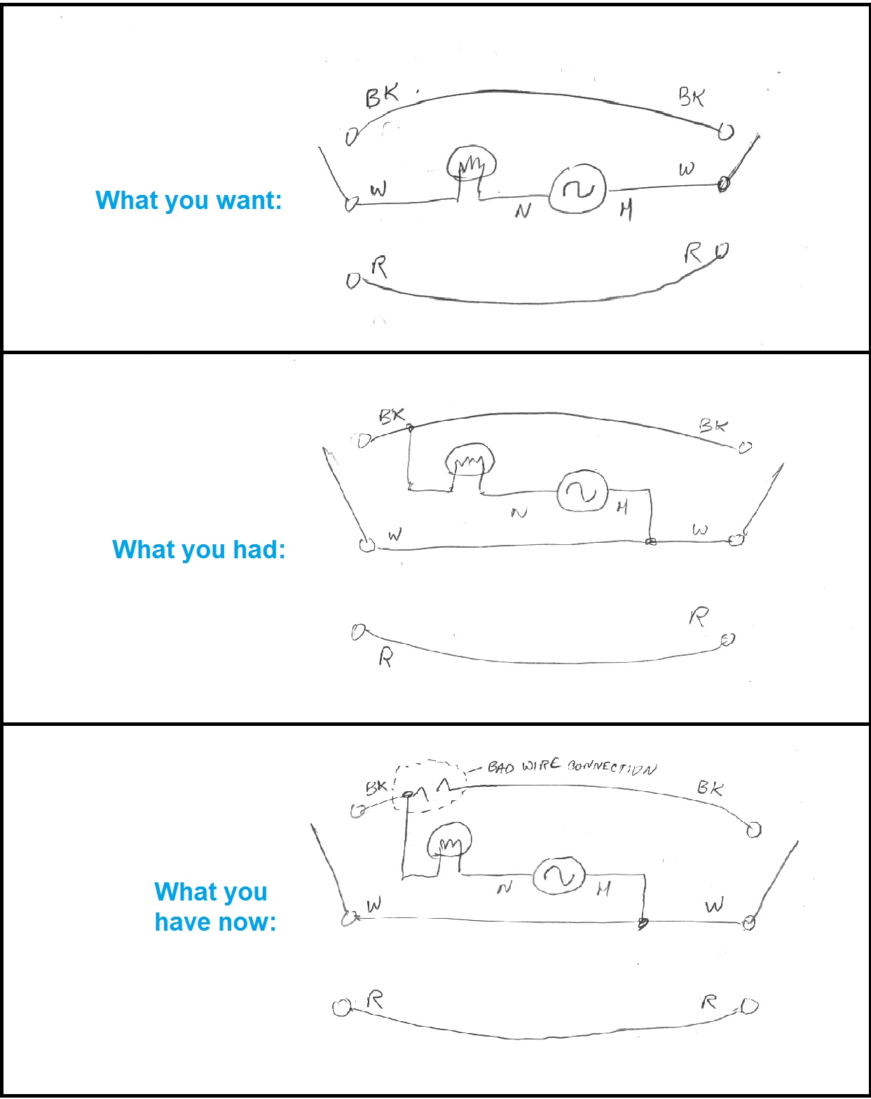 electrical - Two 3 way switches, only one works - Home Improvement