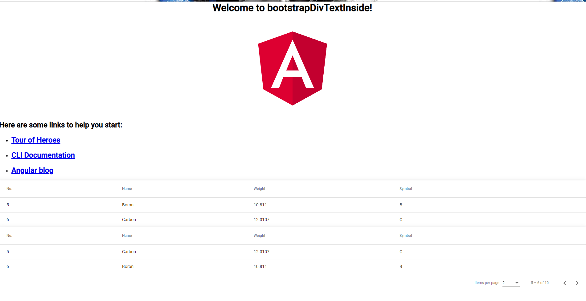 angular How can I have multiple instances of Mat Paginator in one