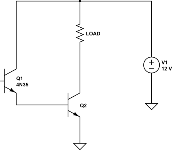 transistors Power dissipation in a Darlington built with an