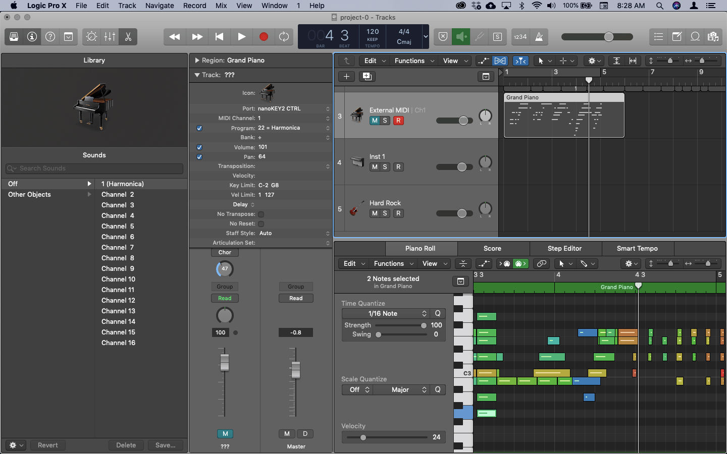 logic pro - No sound from external midi - Music: Practice &amp; Theory 