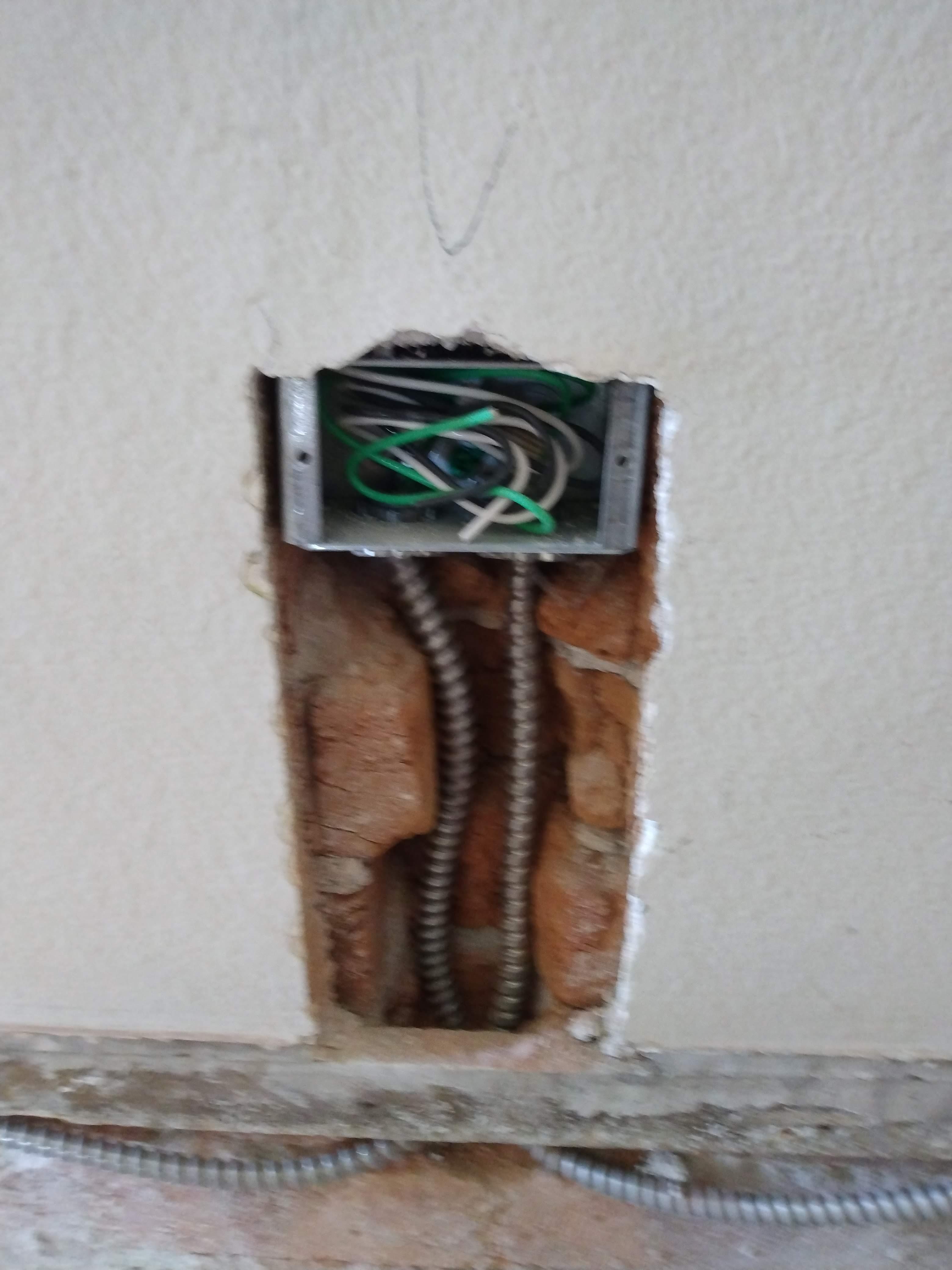 drywall Patching brick, lath and plaster electrical box Home Improvement Stack Exchange