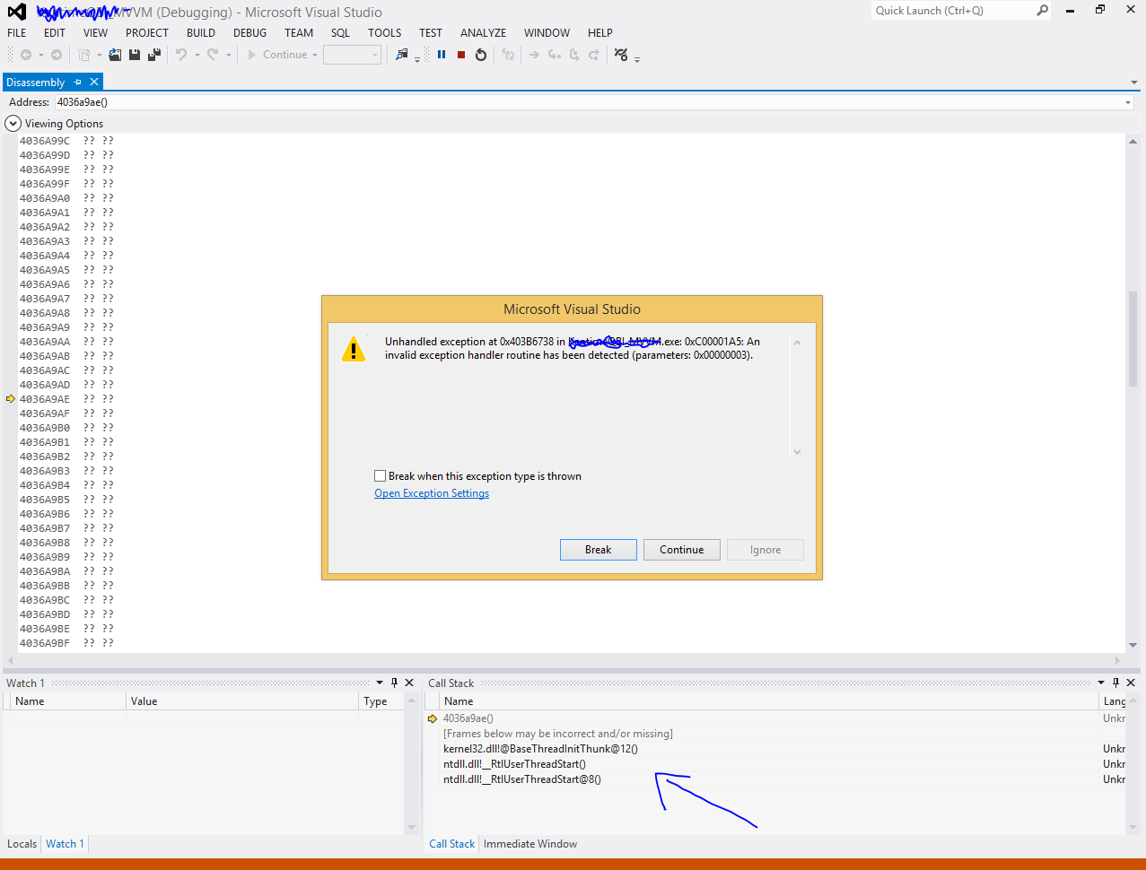 c WPF Application Crashing Without throwing any Exceptions Stack