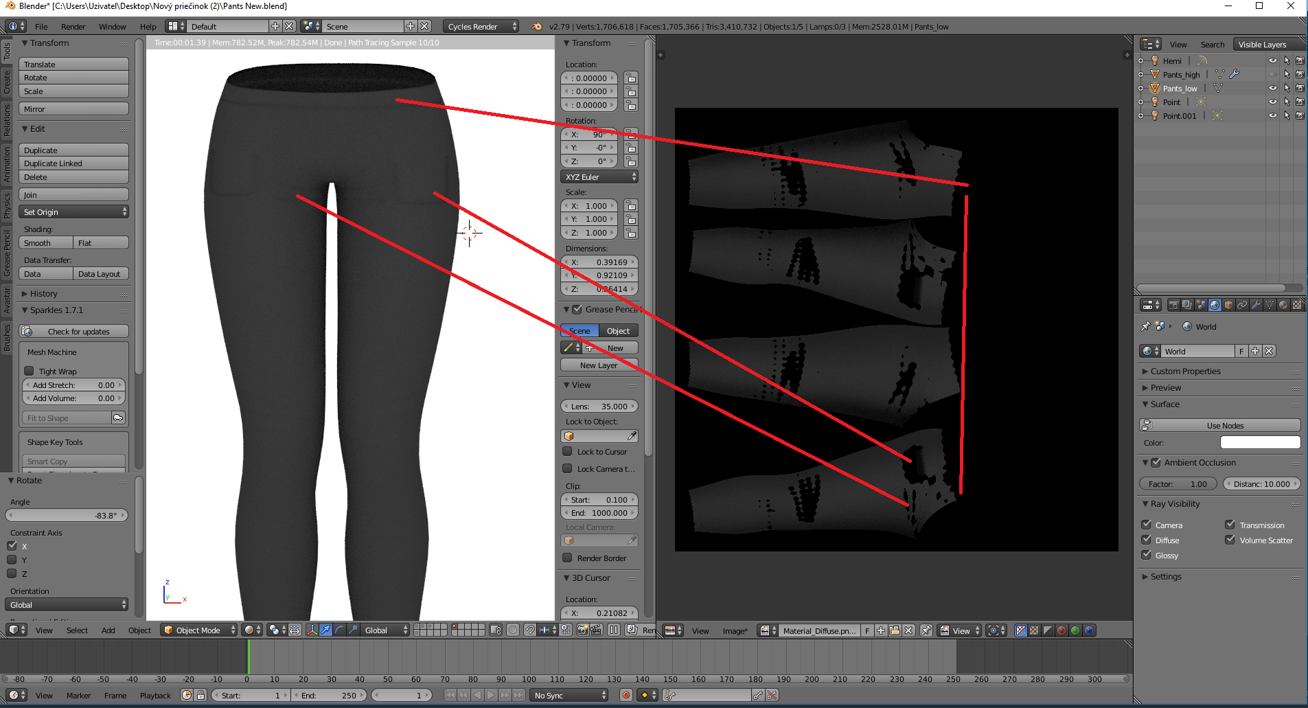 rendering Cycles Combined bake black spots Blender Stack Exchange