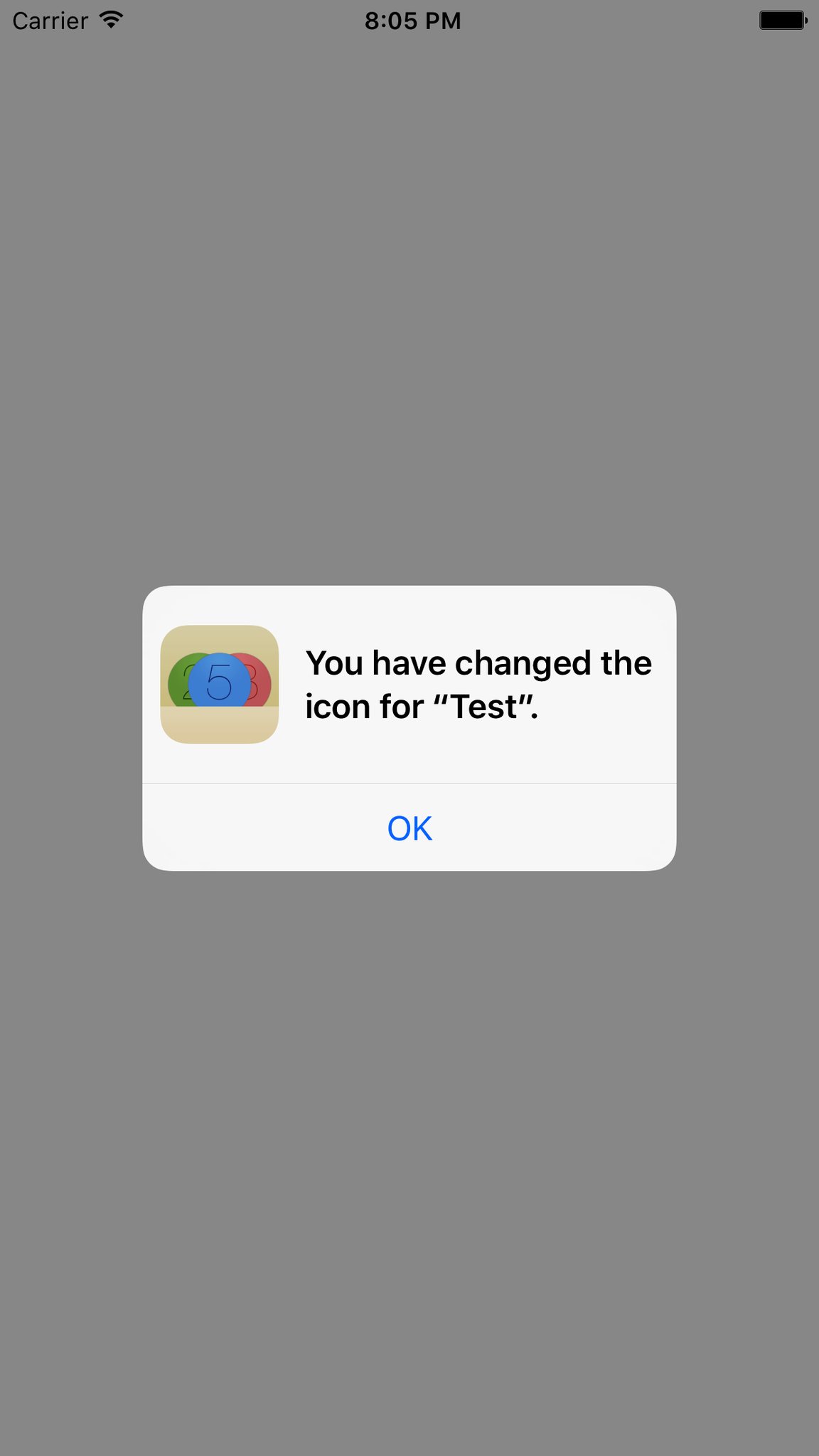 ios - Alternate Icon - Disable alert on icon change (UPDATE 