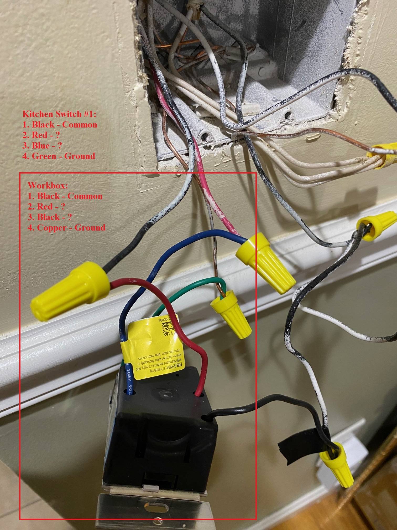 electrical - How to replace two-way light switches with two black and