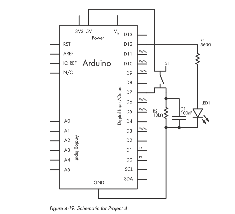 arduino - How does this switch debounce circuit work? - Electrical