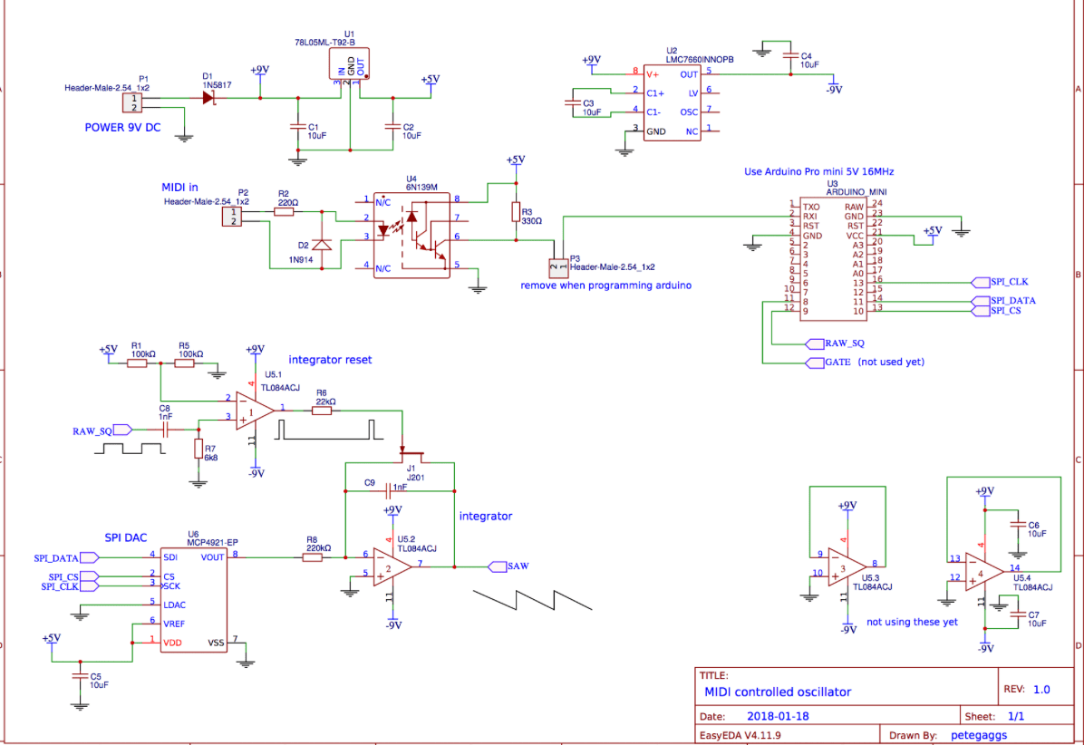 opto isolator Calculating Component Values for MIDI synth