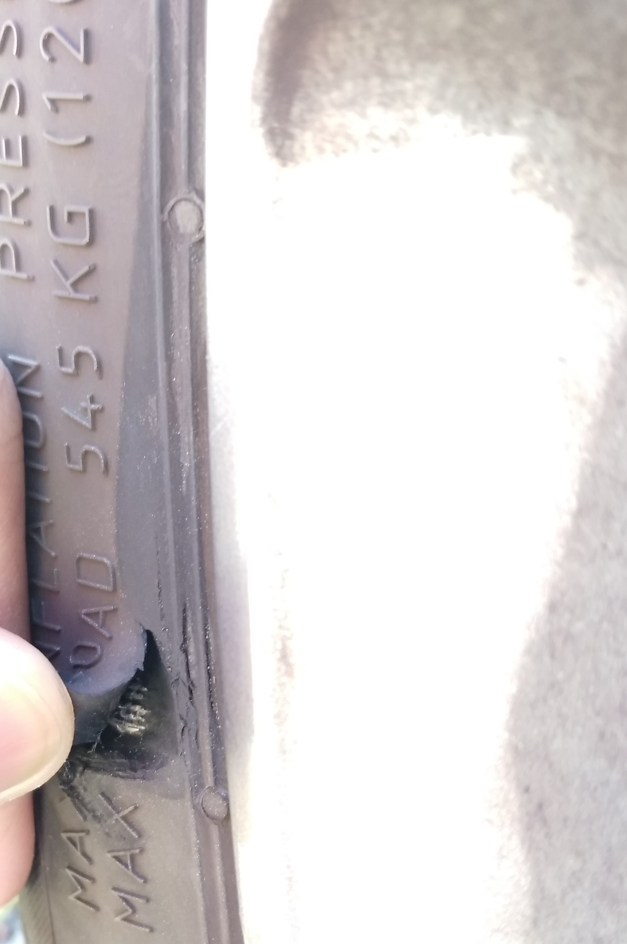 Tire sidewall cut. Thoughts?Replace? - Motor Vehicle Maintenance