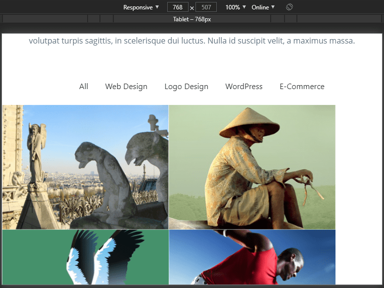javascript - How to make a responsive isotope gallery plugin in 