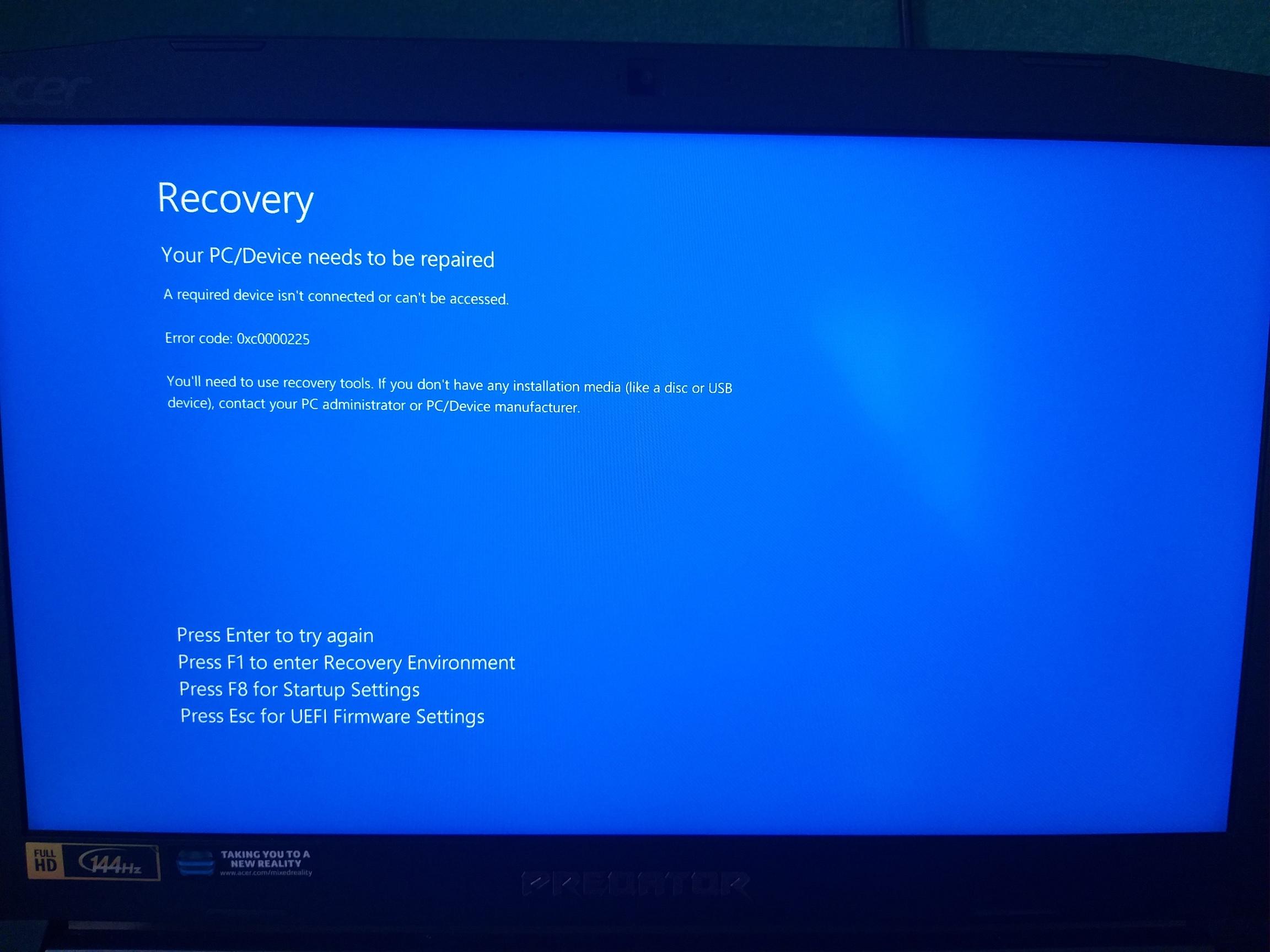 Windows Boot Manager still present even after removing Windows 10 