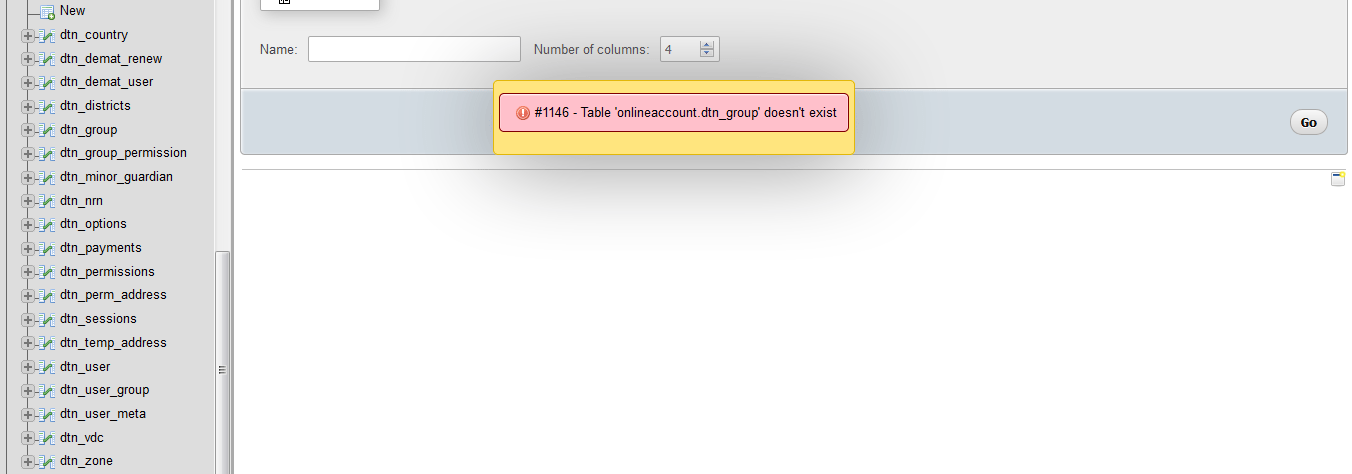 windows - Xampp-mysql - "Table doesn't exist in engine" #1932 - Stack