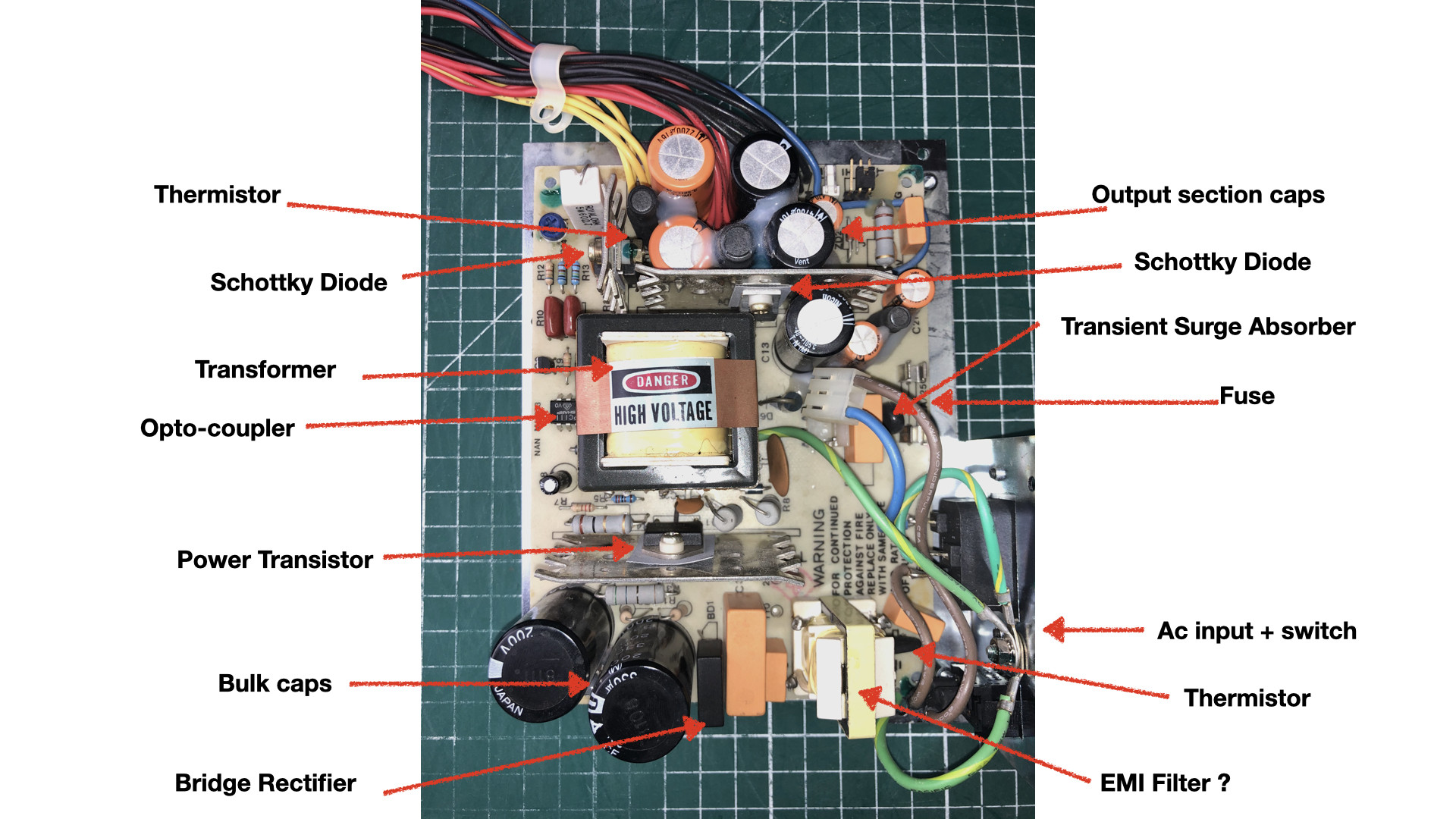 How does a switch mode power supply without a control IC work
