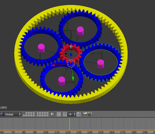 Gears How to rig for rigid body physics engine? Blender