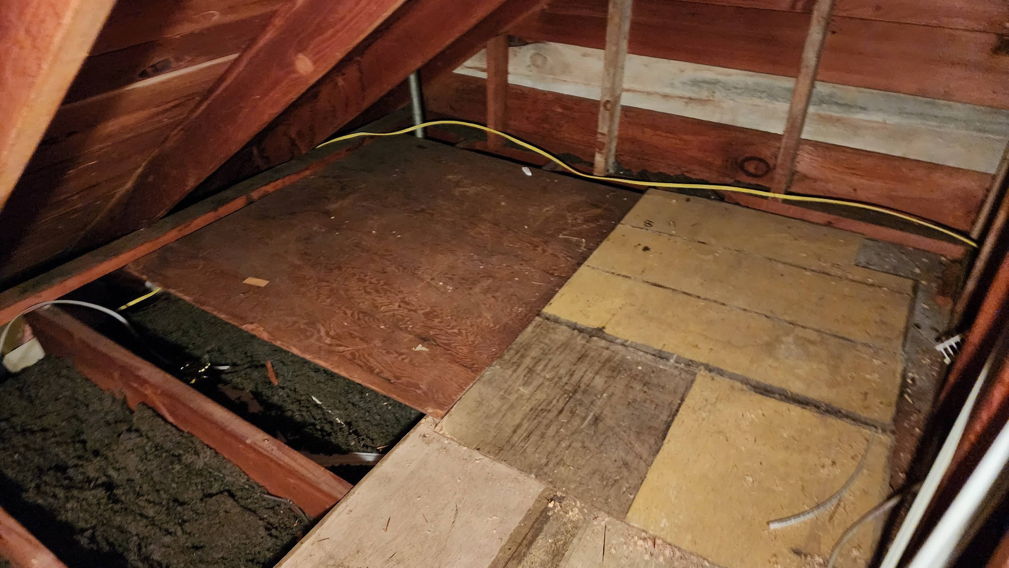 How can I add flooring to this attic without compromising the