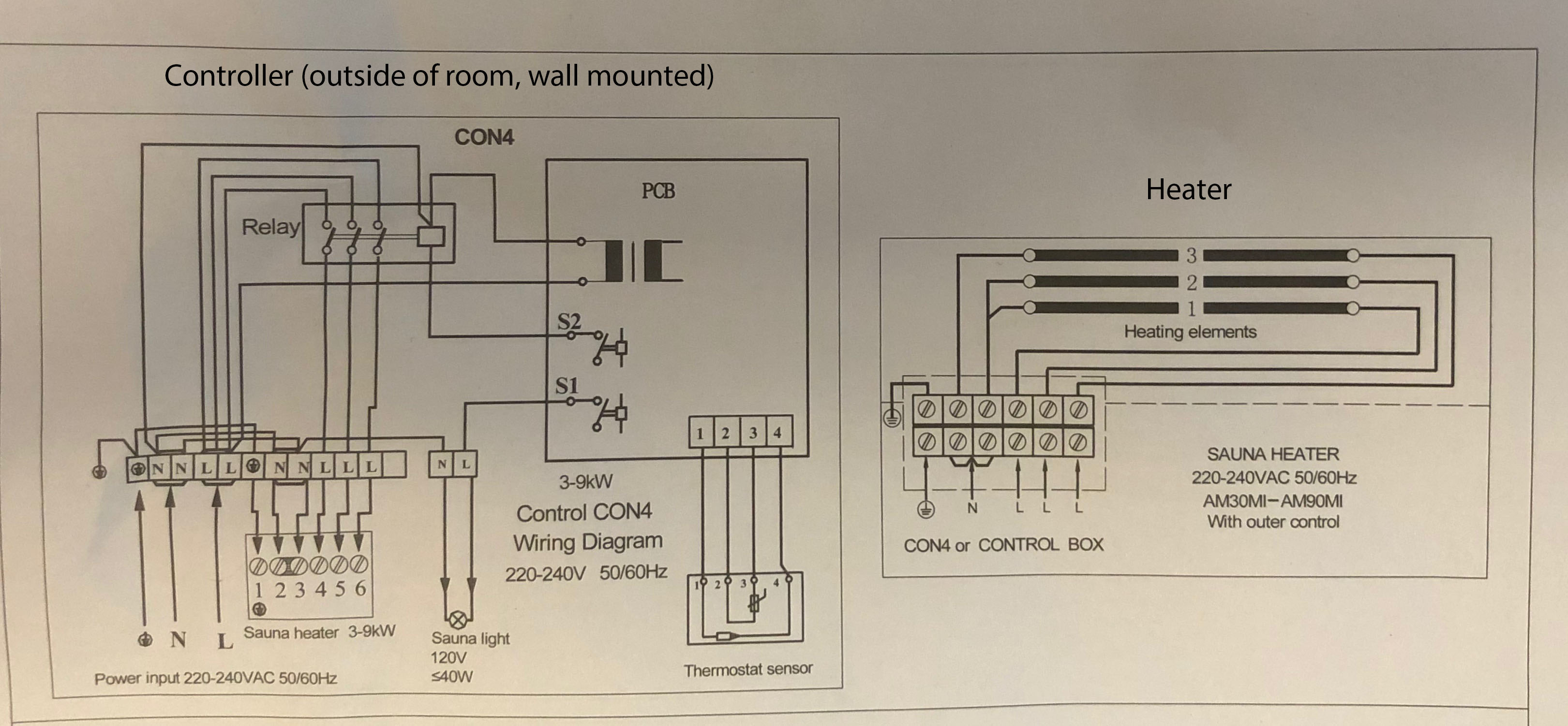 Heater Wiring Diagram