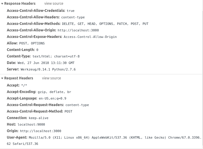 javascript Configure Axios and Flask to use CORS with cookies Stack