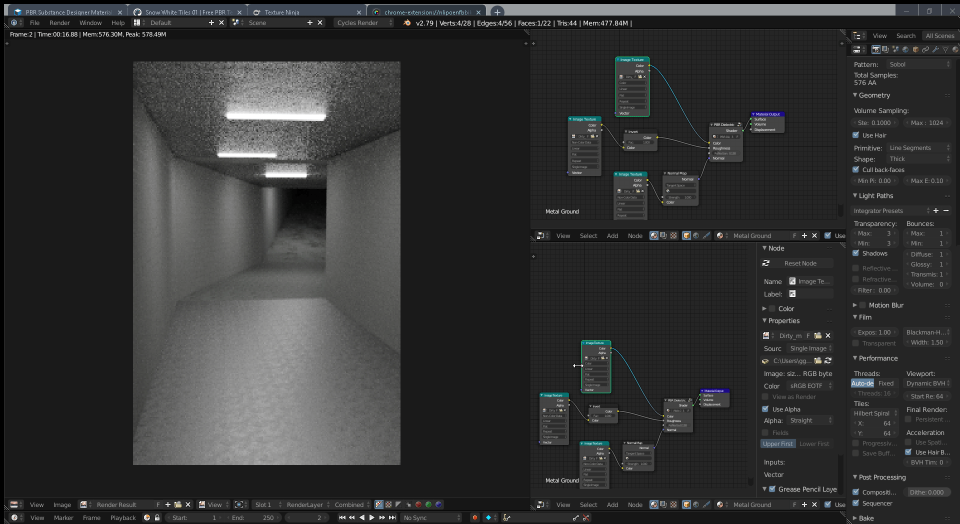 rendering Cycles Why are my renders so blurry? Blender Stack Exchange