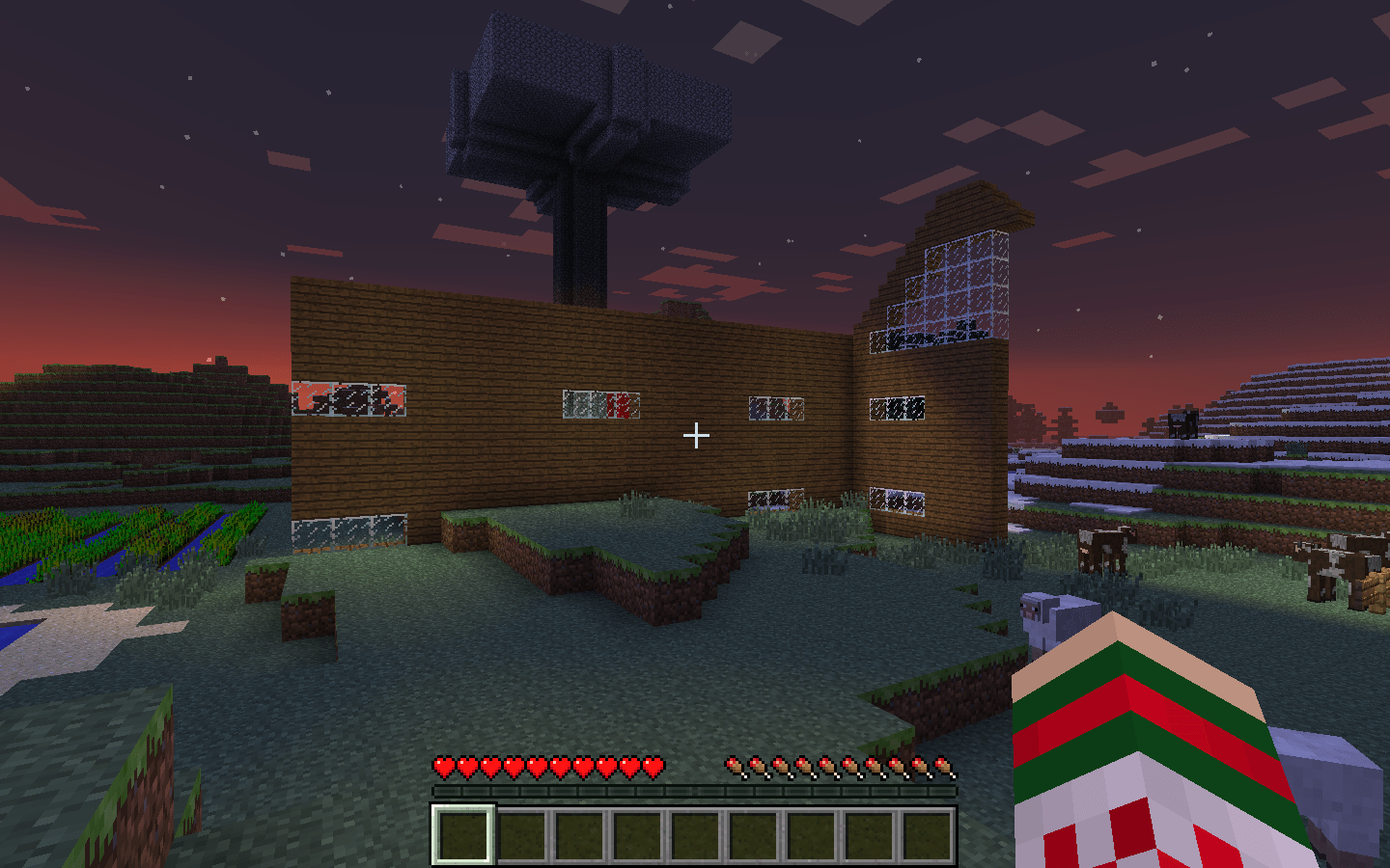 minecraft java edition How do I get the other half of my house back