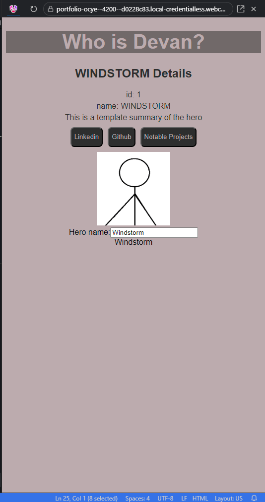 html Angular Two way binding and Event binding not working Stack