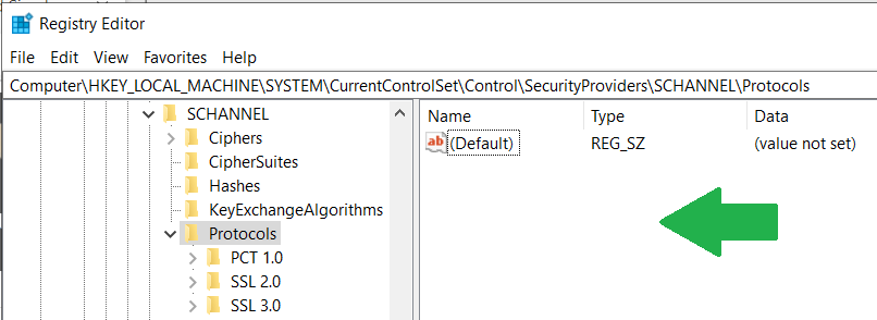 ssl - Checking TLS 1.2 enabled or not on my Windows Server 