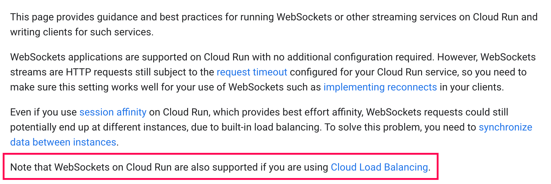 Why Use Cloud Load Balancer for WebSocket Connections from Cloud 