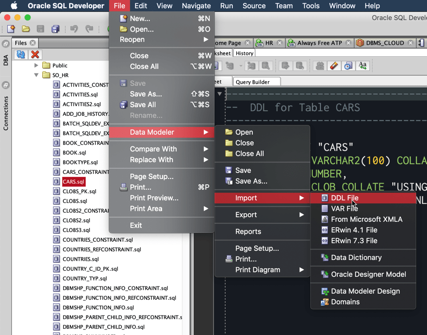 oracle database - Generate ER diagram from SQL Script - Stack Overflow