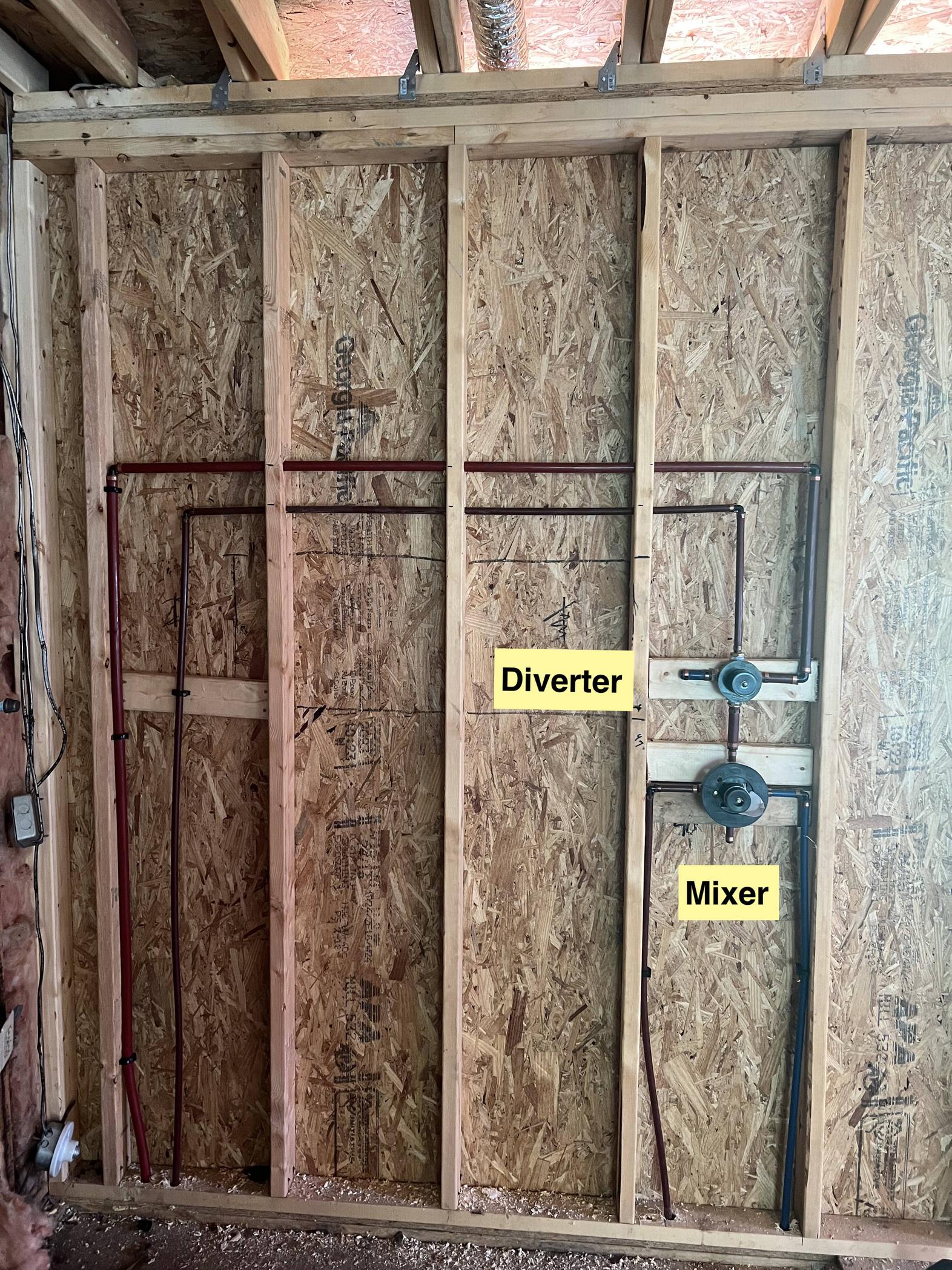 plumbing Is this shower plumbed correctly? Home Improvement Stack