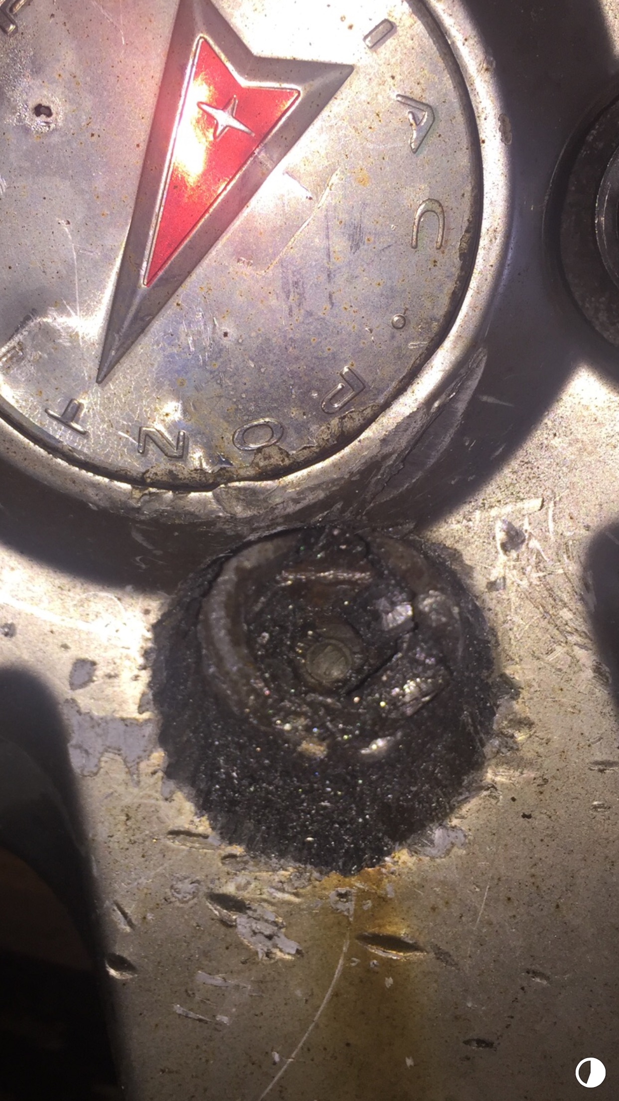 stuck bolt - How do I remove a destroyed lug nut? - Motor Vehicle