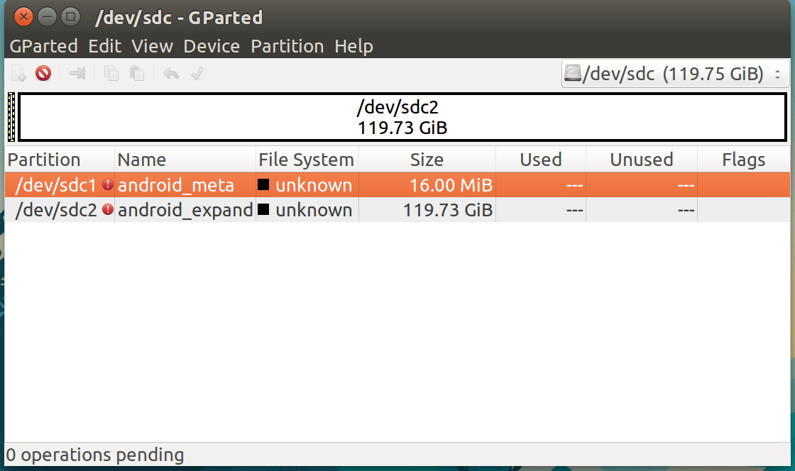 6.0 marshmallow Can't format SDCard as internal storage Meta