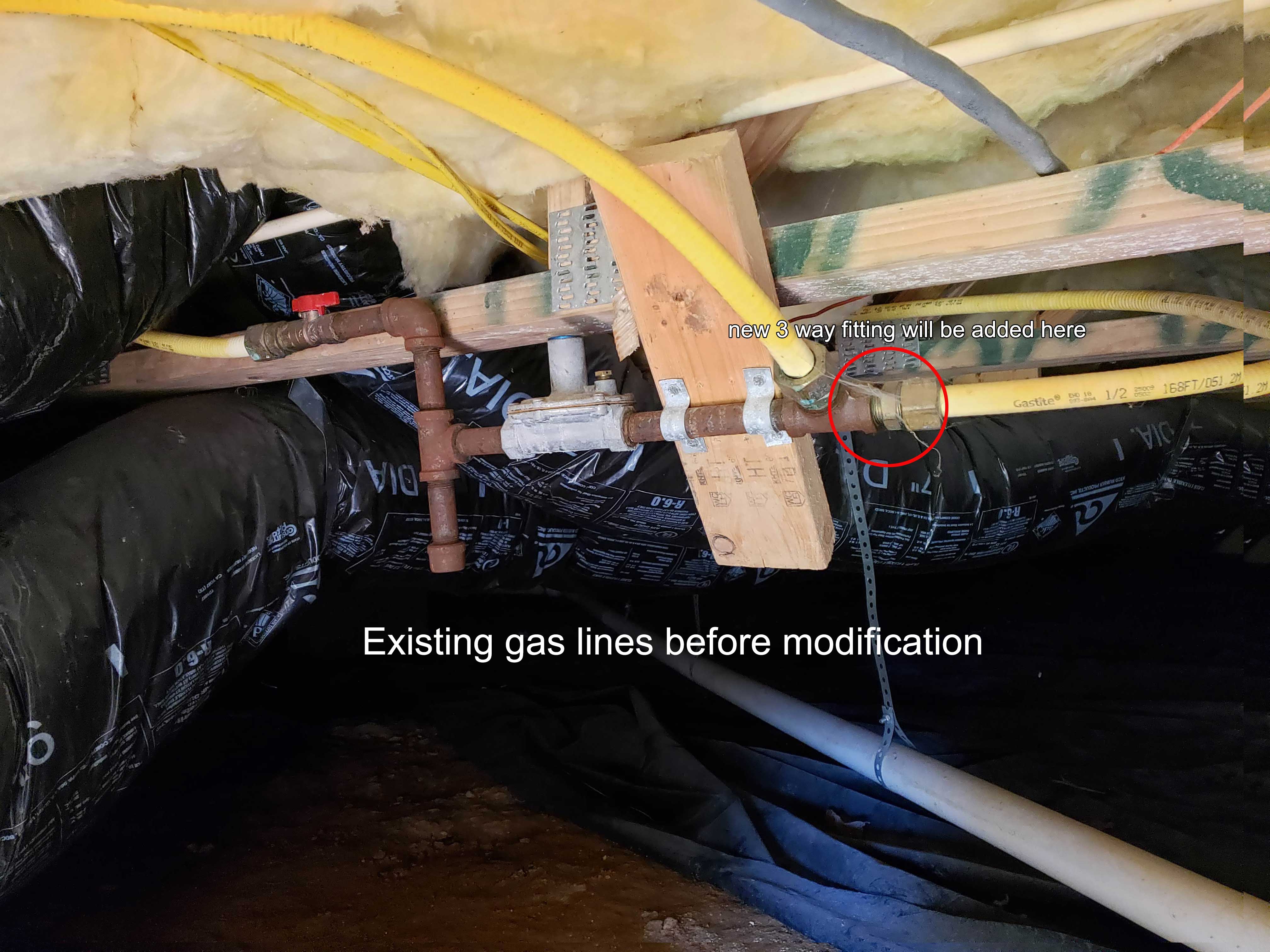 plumbing Can I pressure test a gas line section that includes a
