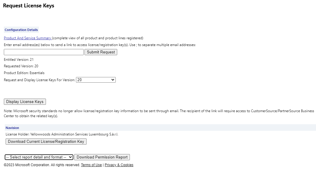 dynamics business central You do not have the following permissions