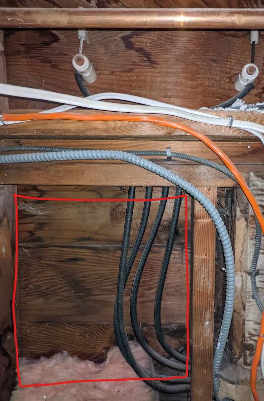 Is it safe for knob & tube to be touching insulation facing? Home