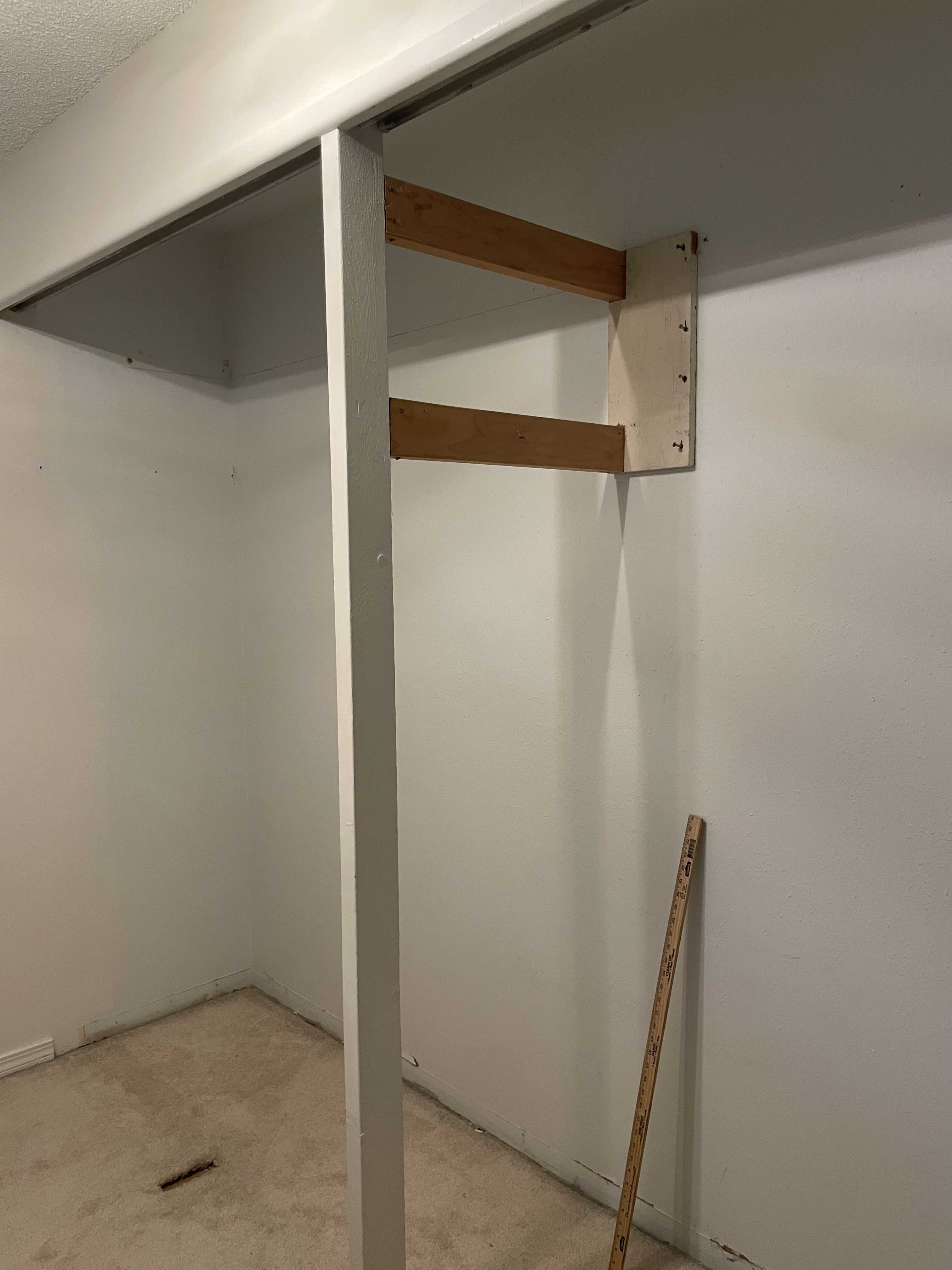 beam Is this 2x4 in my closet load bearing? Can I remove it? Home
