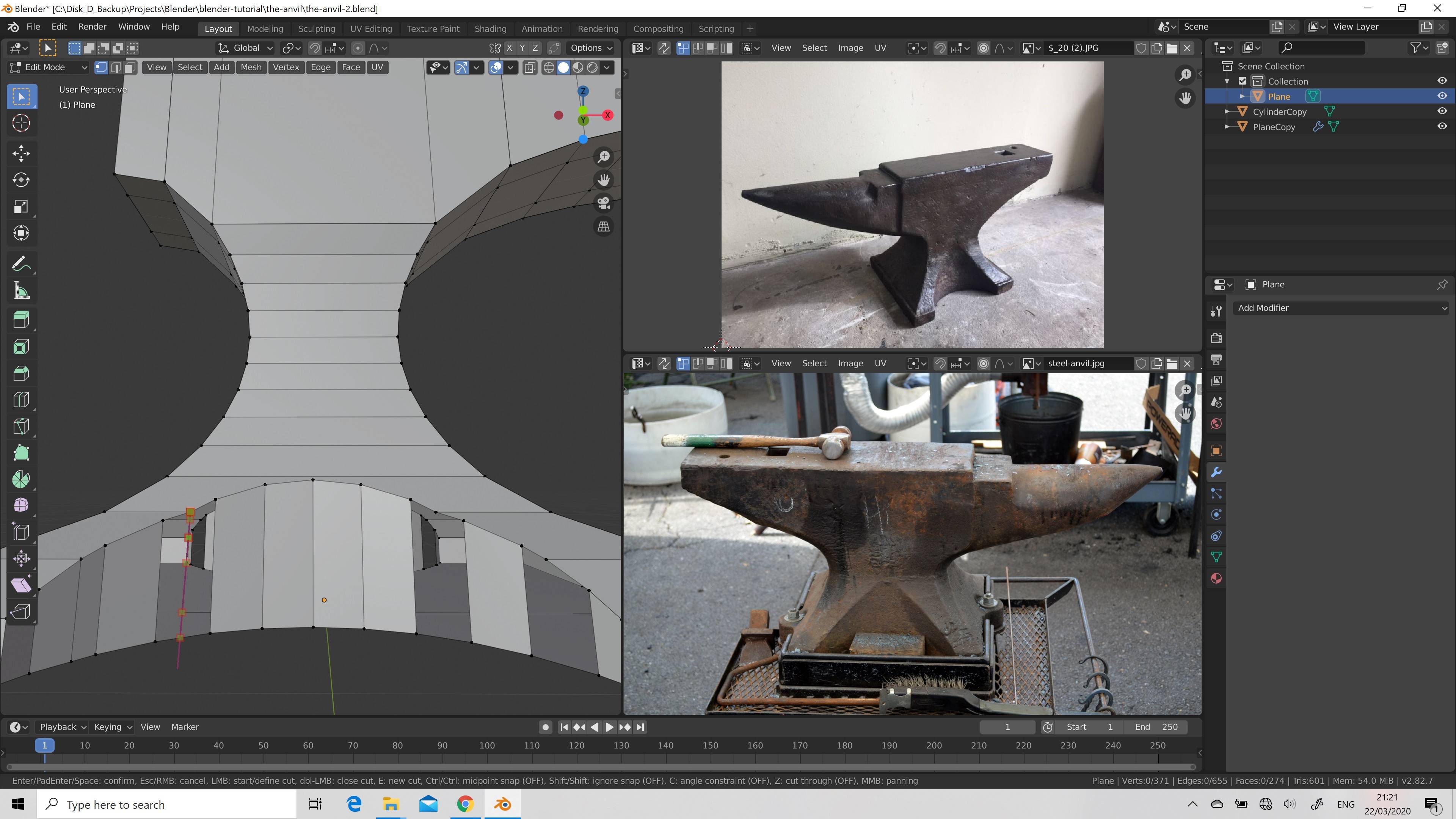 3d view Blender knife tool not working as expected Blender Stack