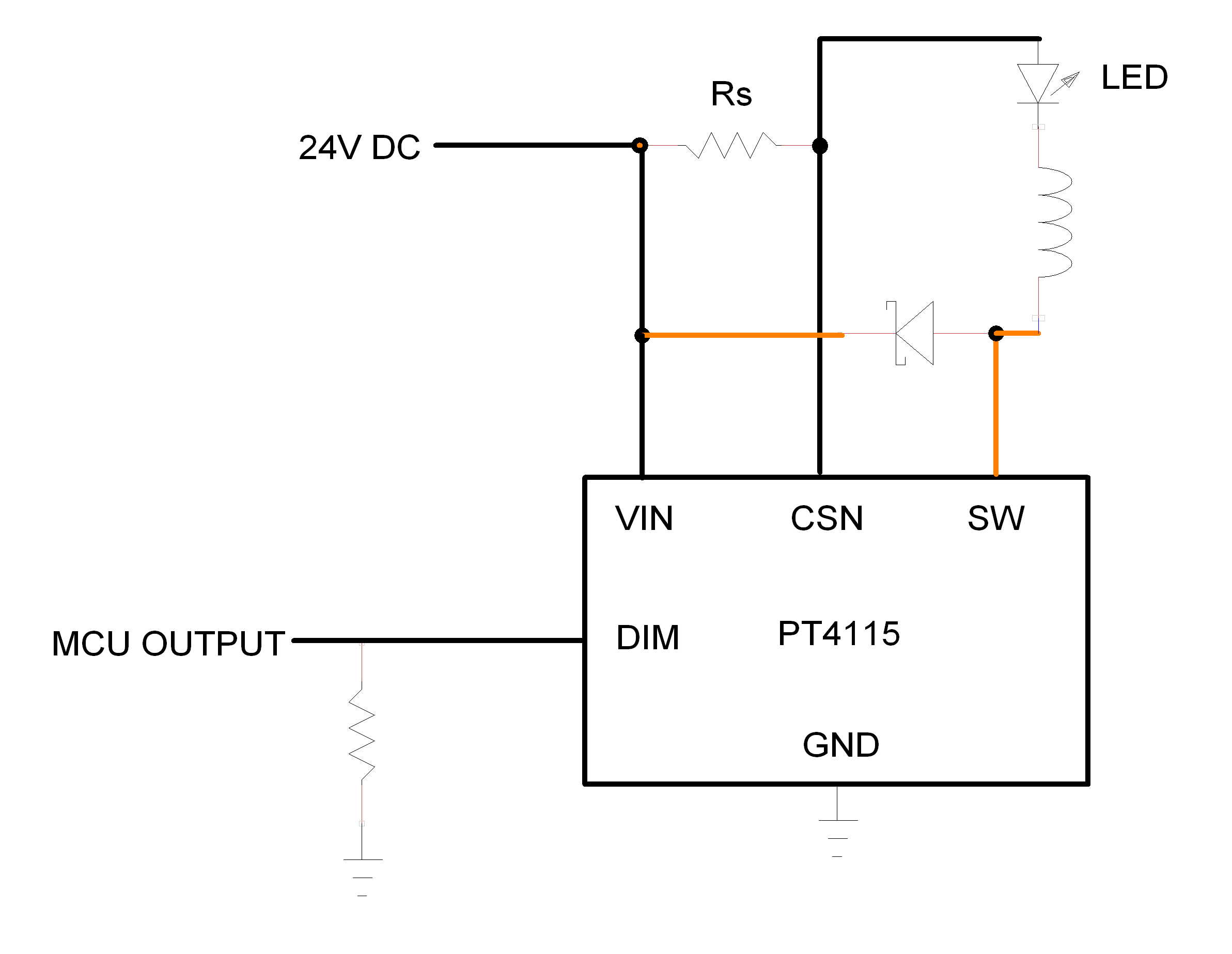 switches - How to electronically switch the output of an LED driver