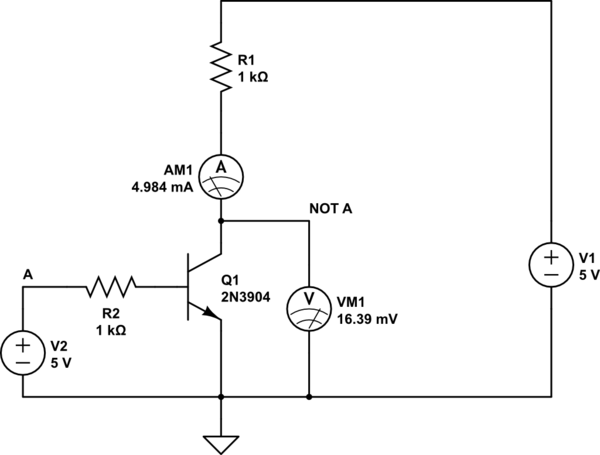 How does a transistor inverter work? - Electrical Engineering Stack