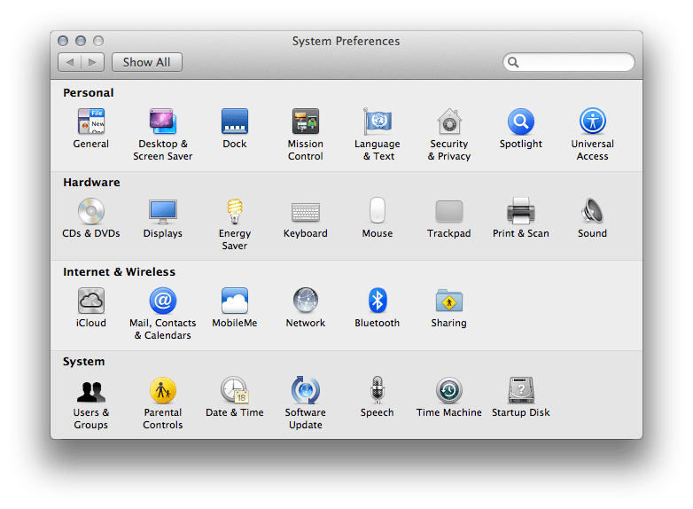 macos What's the Mac equivalent of Windows' Turn Windows Features On