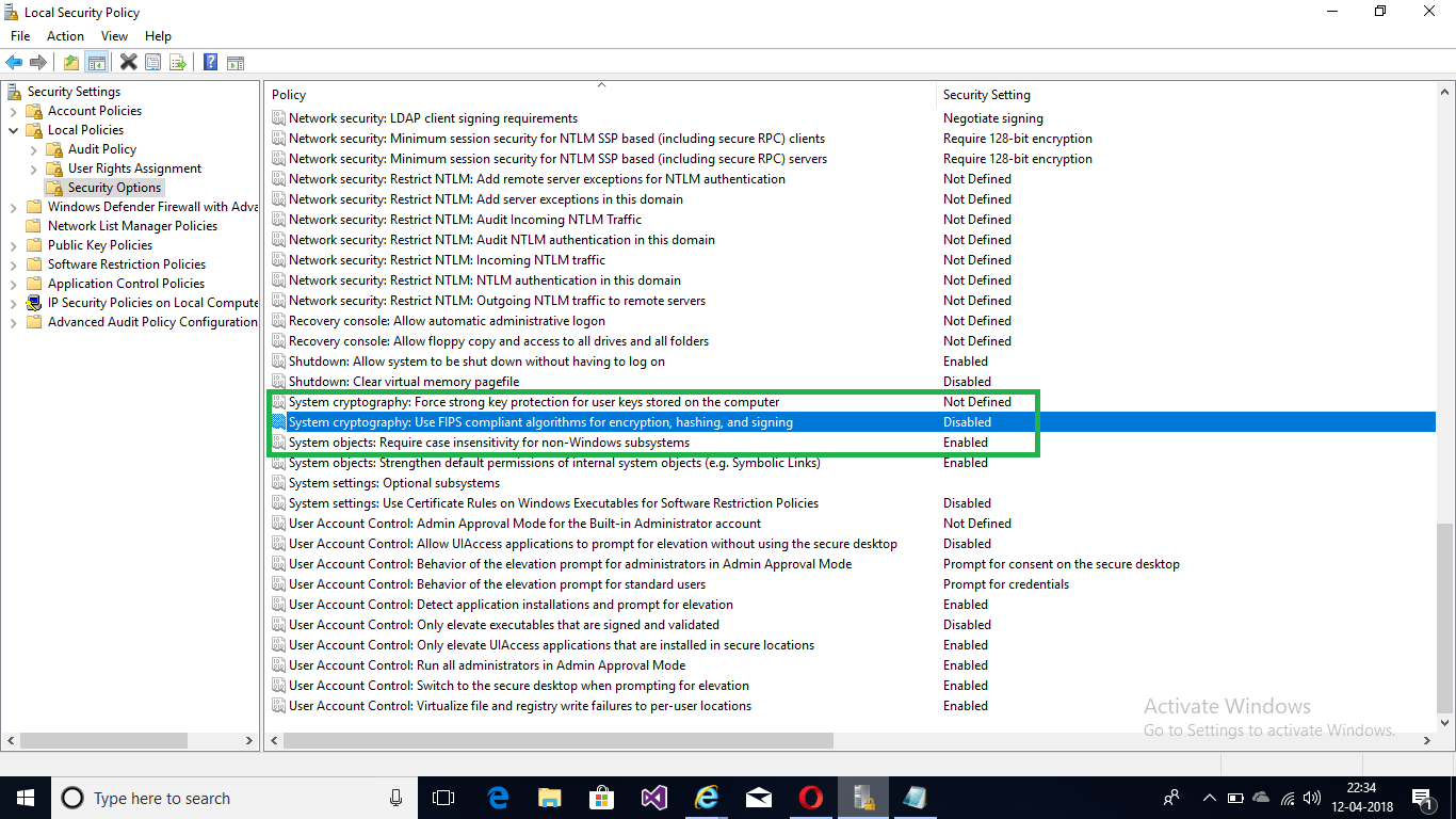 c# - How To Read Security Options &ldquo;System cryptography: Use FIPS 
