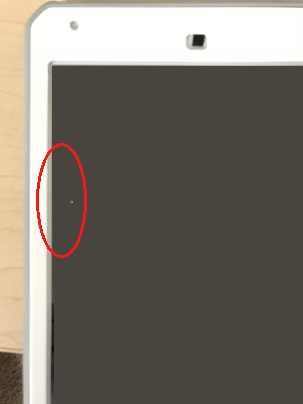 display - Is it normal to have a pair of slight bumps on the left 