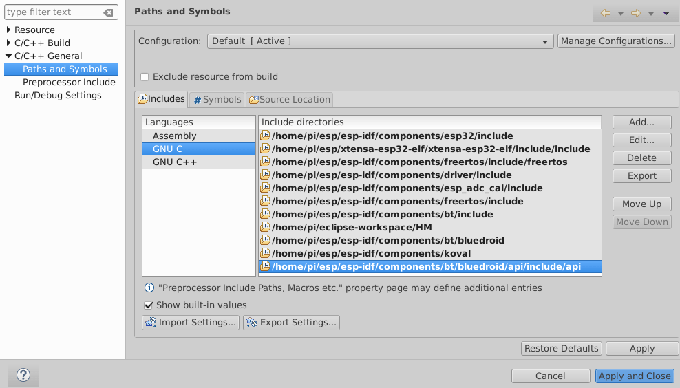 C/C++ No such file or directory on Eclipse include Stack Overflow