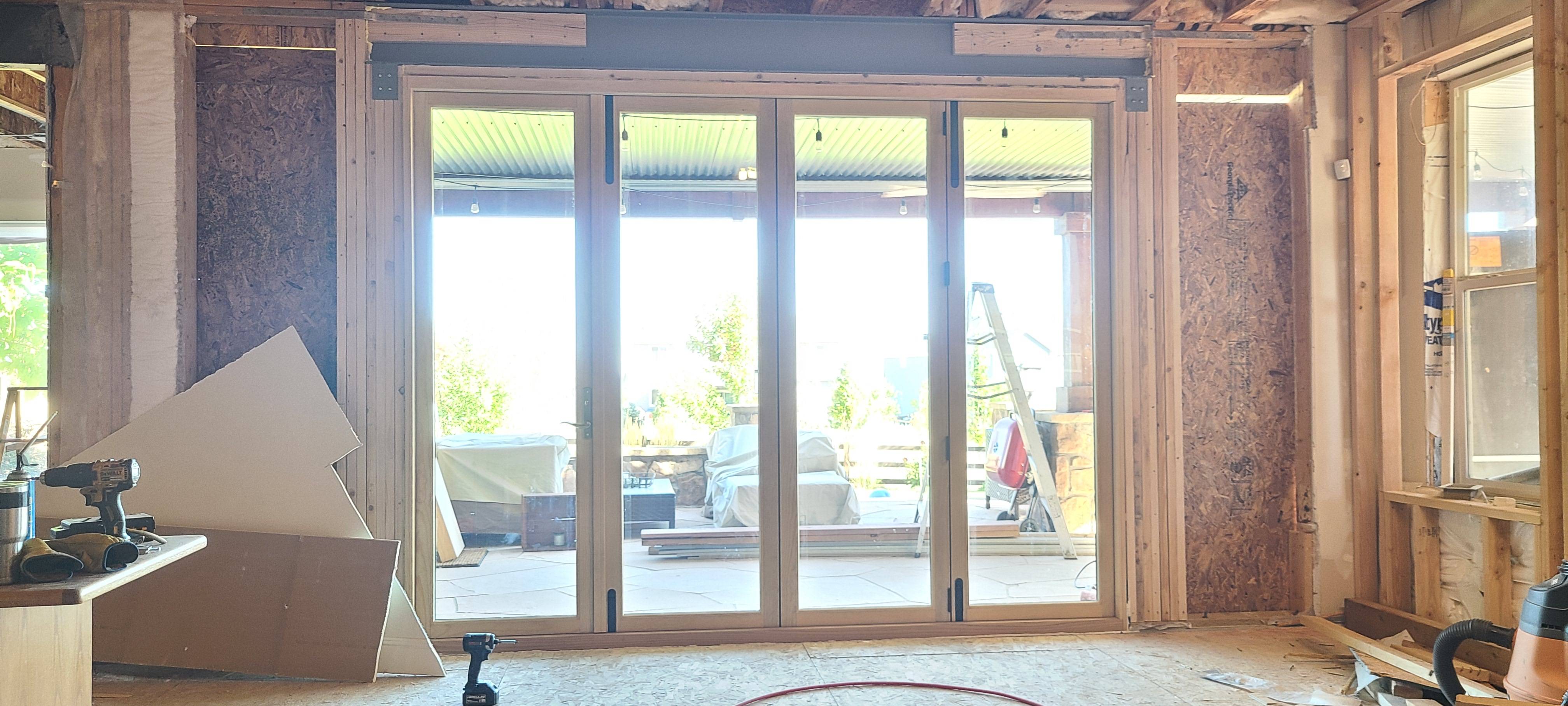 framing Header required for 2' wide window on 1st of 3 stories