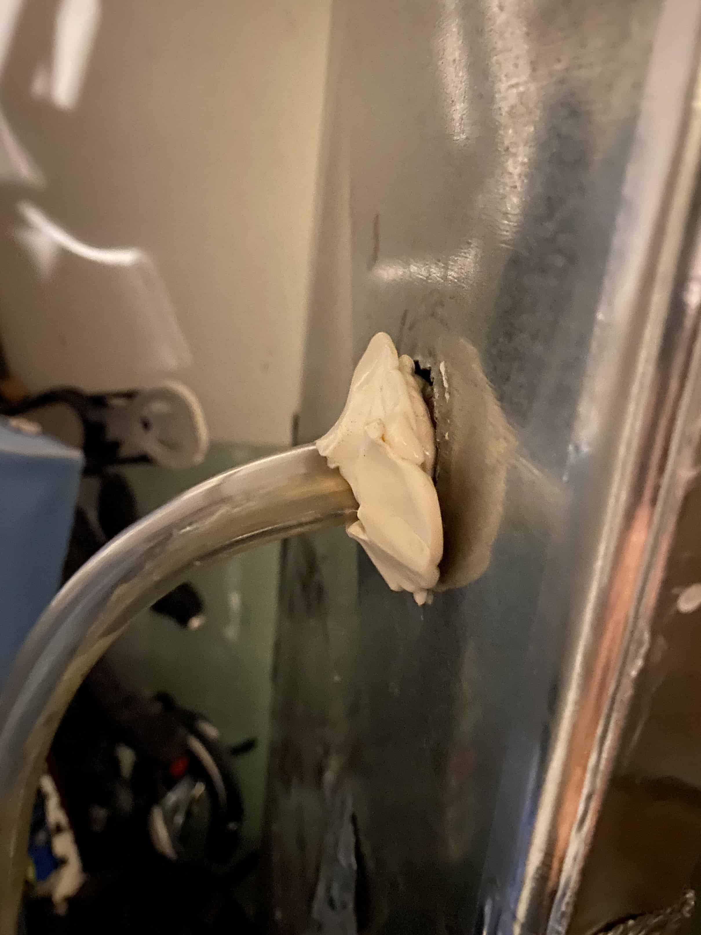 air conditioning - How to stop air leaking from this part of HVAC