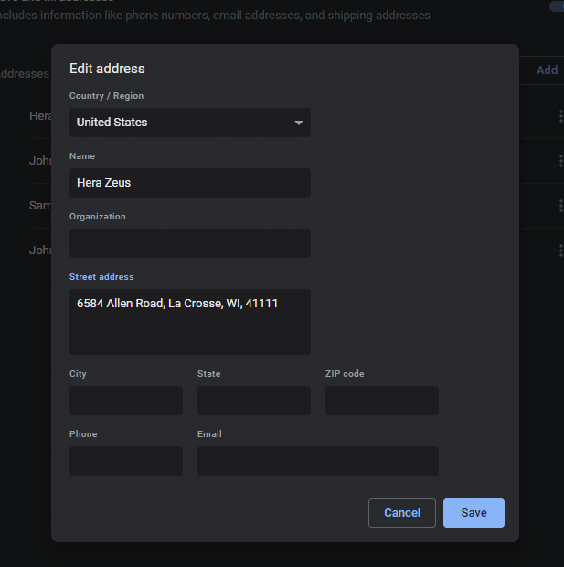 html Google Chrome Autofill How to Stop Bad User Data Input Stack