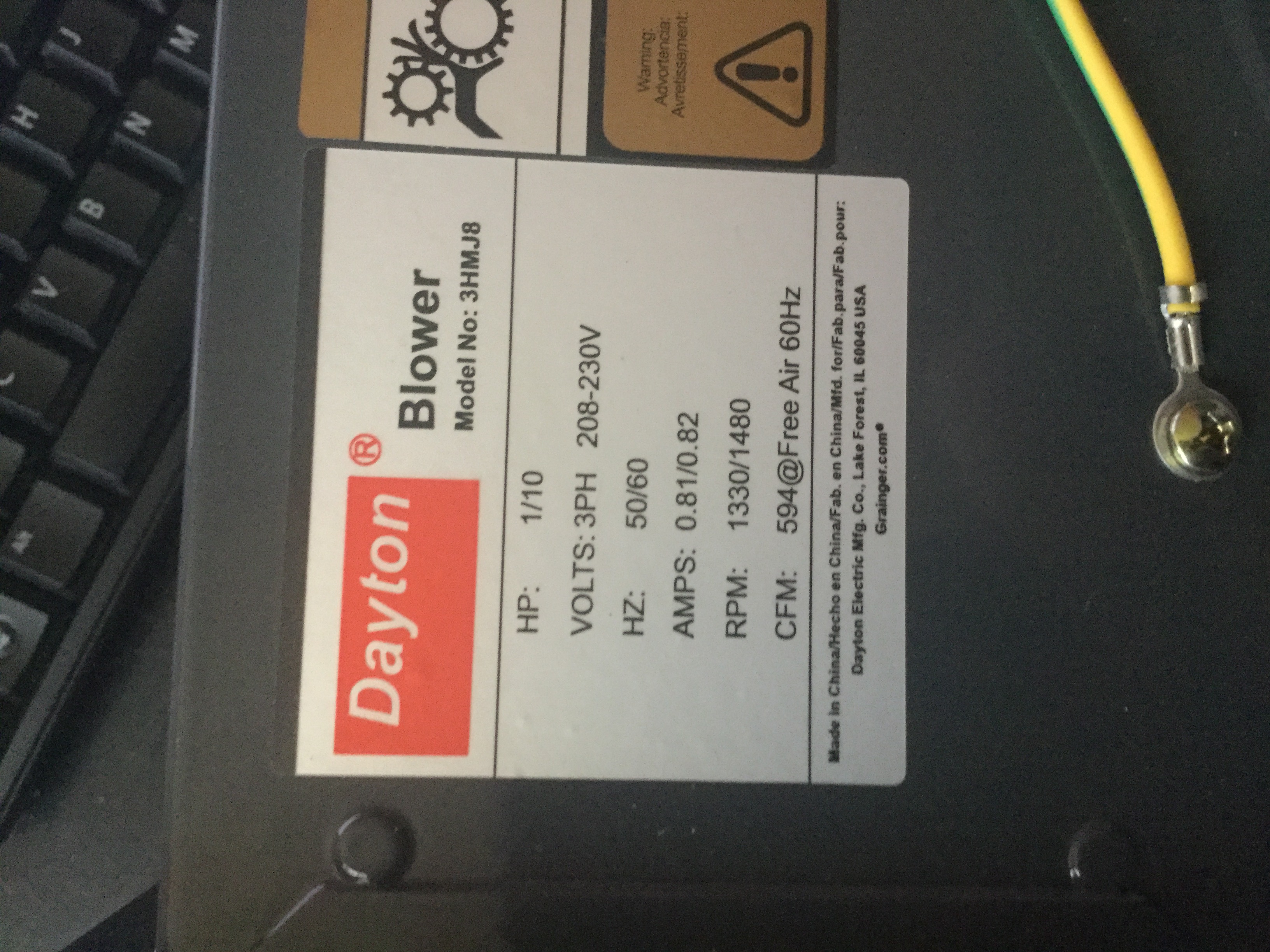 voltage - Dayton furnace blower wiring help - Electrical Engineering