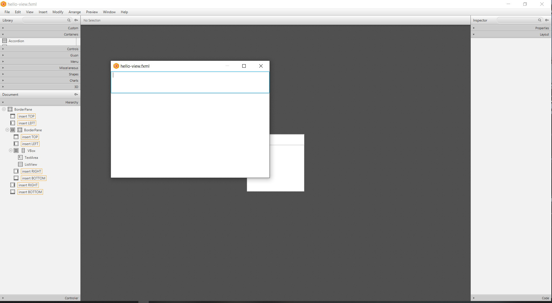 java JavaFX expanding TextArea, Listview (Vgrow/Hgrow = 'ALWAYS
